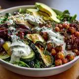 Vegan Mediterranean Buddha Bowl