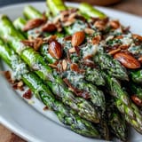 Lemon Butter Asparagus Almonds