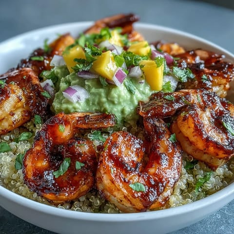 Fresh Shrimp and Creamy Avocado Bowls