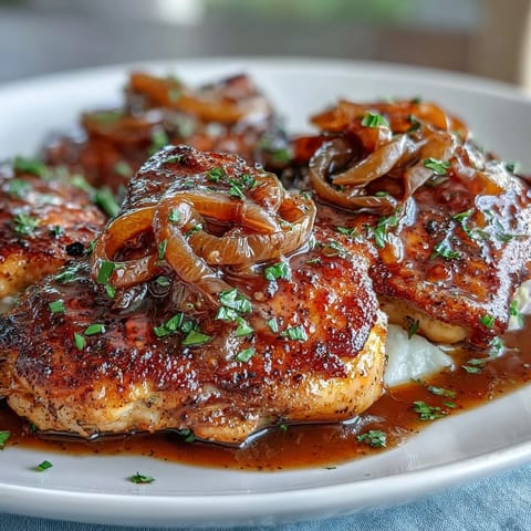 Soul Food Smothered Chicken Onion