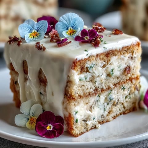 Spring Cake Pressed Flowers #100